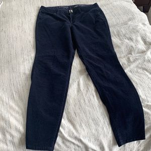 Navy blue corduroy pants size 10